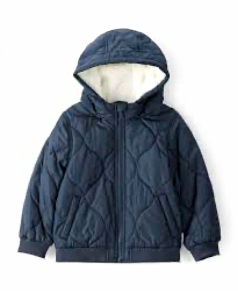 Carter's Toddler Boy 5T Long Sleeve Midweight Quilted Bomber Jacket Navy